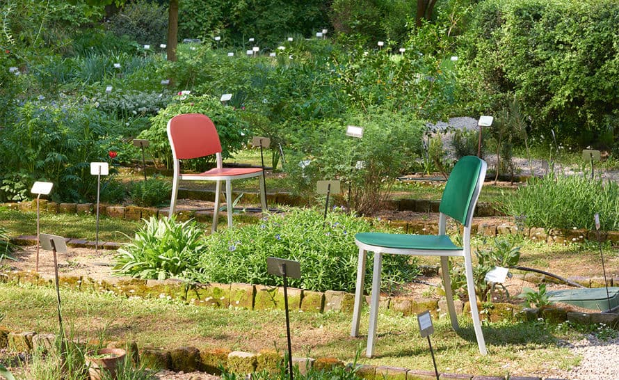 emeco 1 inch stacking chair