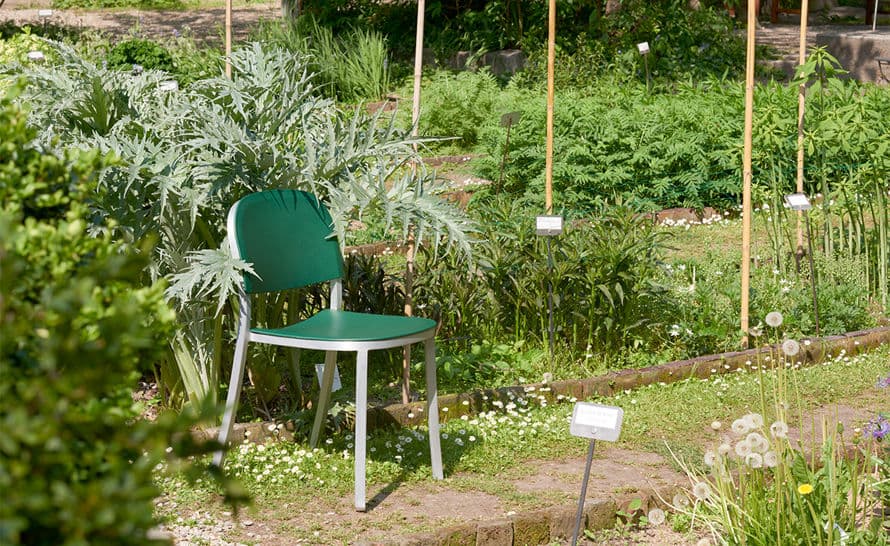 emeco 1 inch stacking chair