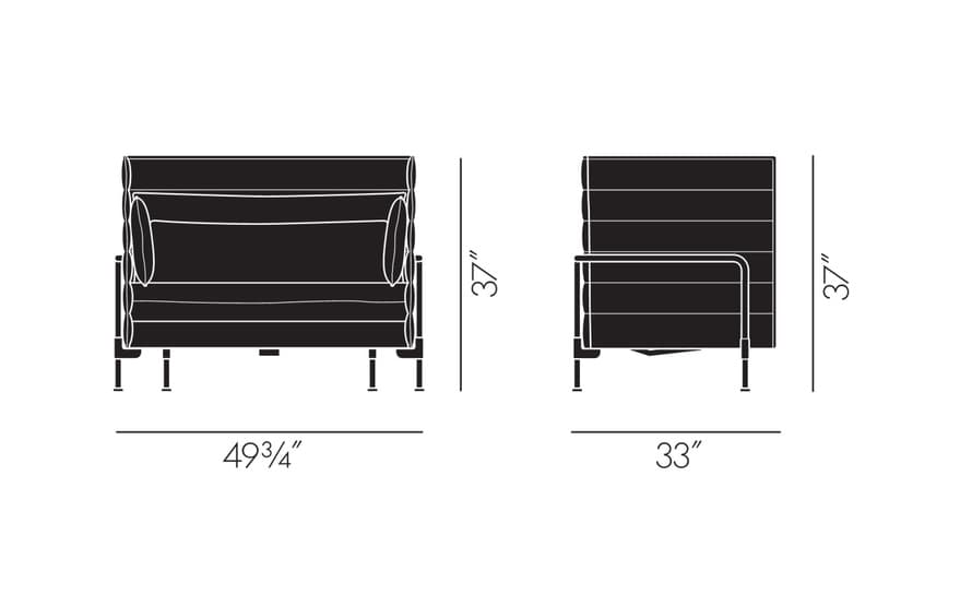 alcove love seat