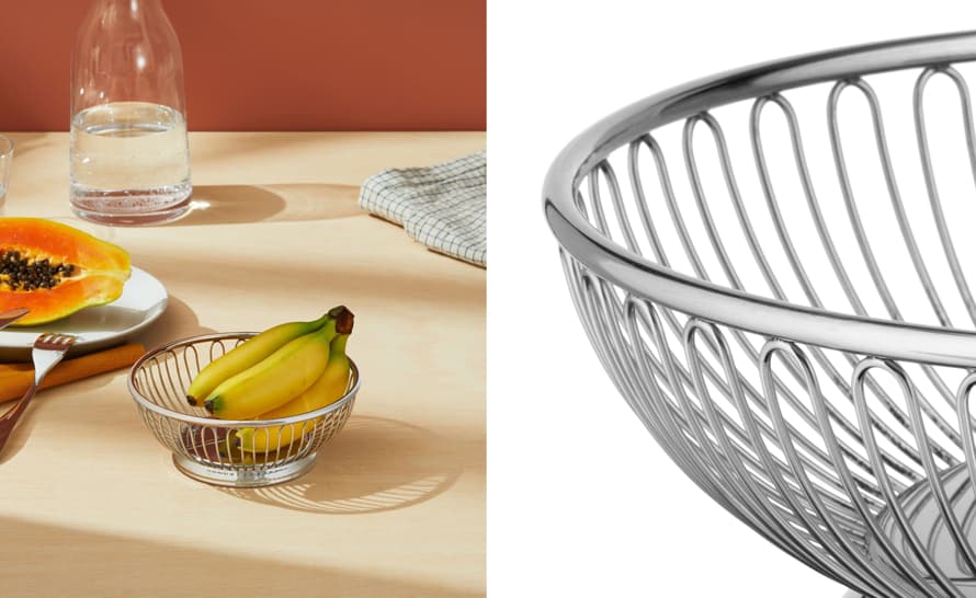 alessi round wire basket