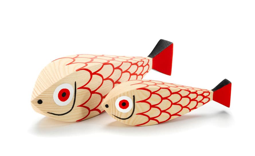 alexander girard mother fish & child wooden doll