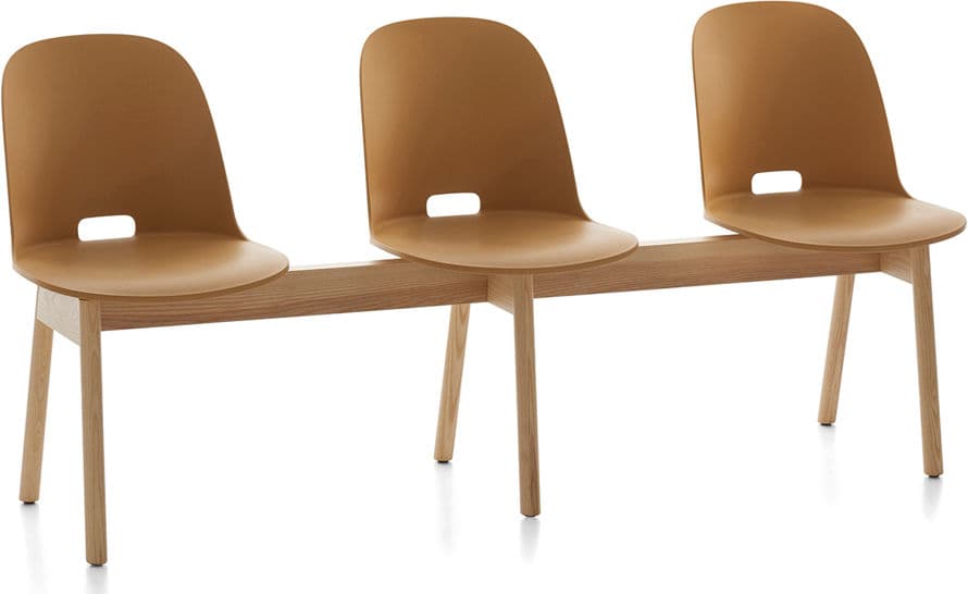 alfi high back 3 seat bench