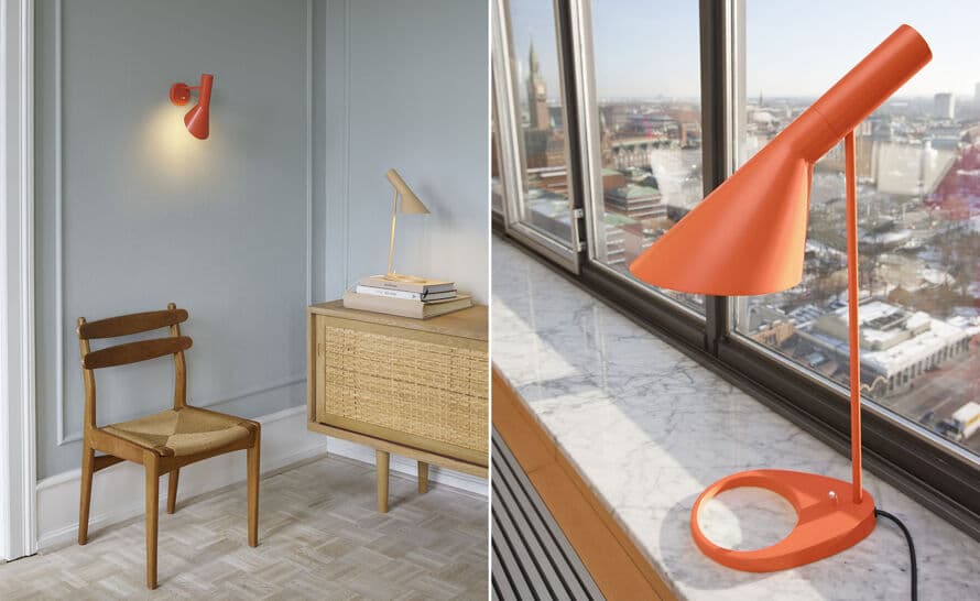 arne jacobsen table lamp