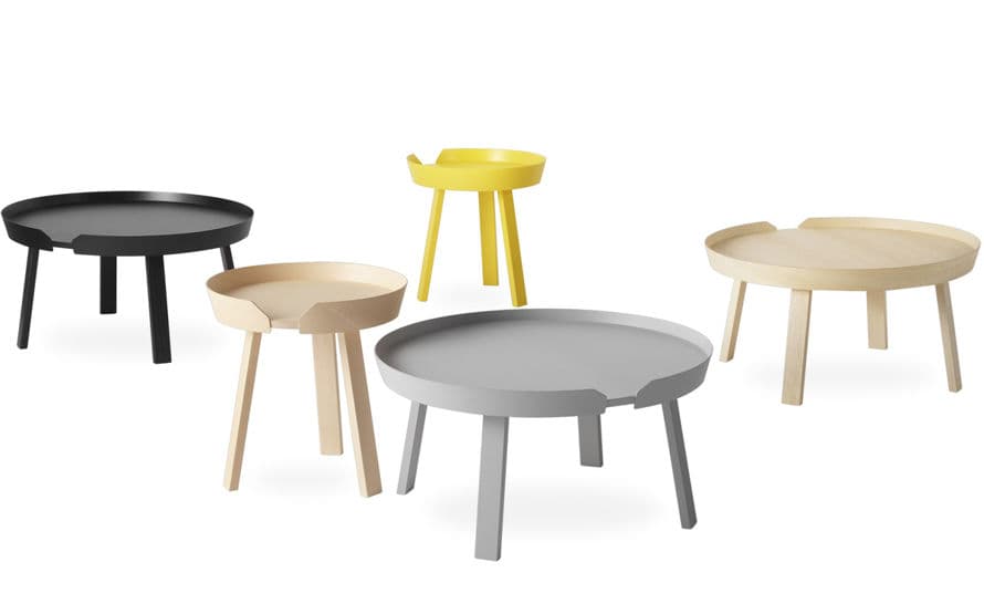 around coffee table