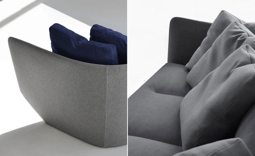 aura 220 three seat sofa