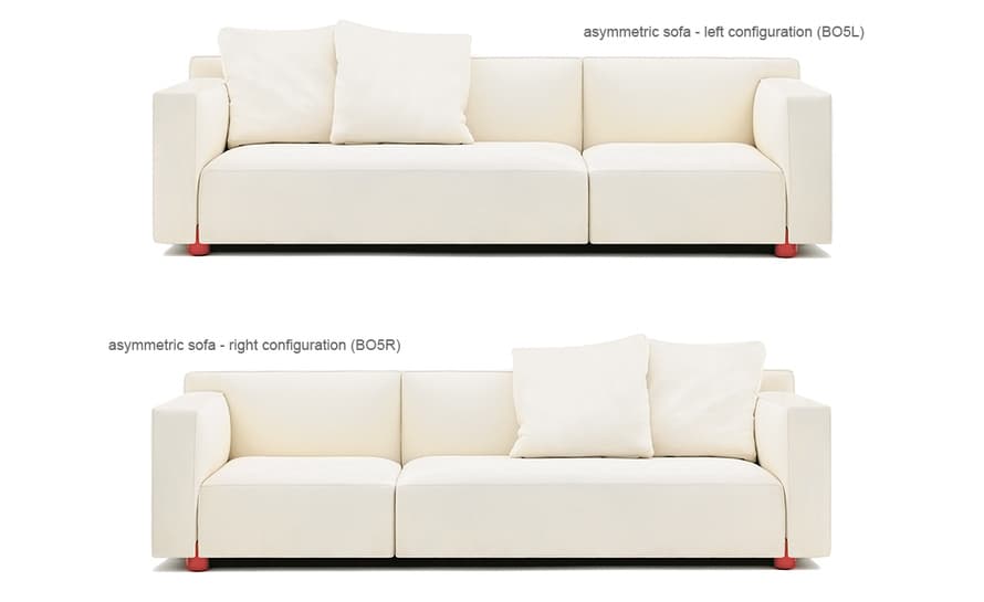 barber osgerby asymmetric sofa