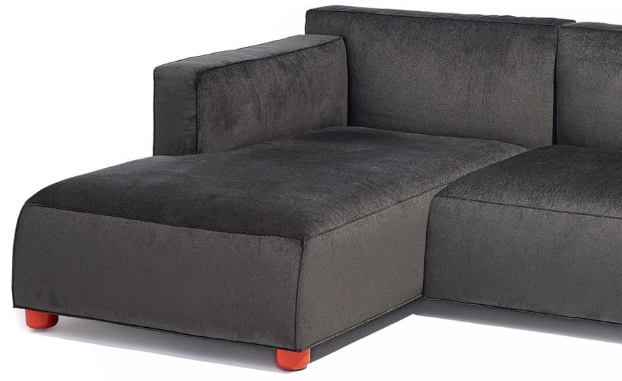 barber & osgerby asymmetric sofa with chaise