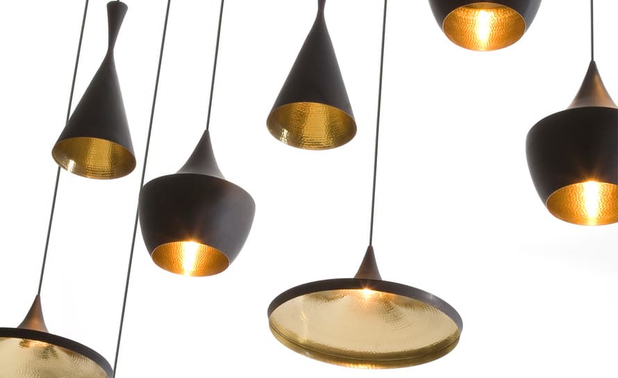 beat wide led pendant light