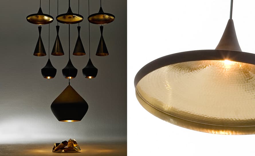 beat wide led pendant light
