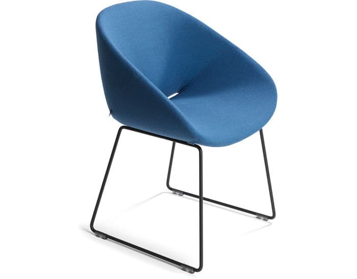 beso sled base armchair