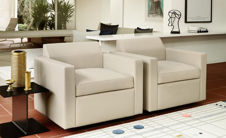 bevel club chair