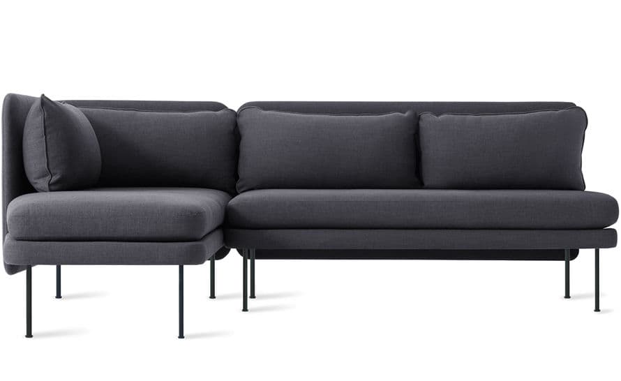bloke armless sofa with chaise
