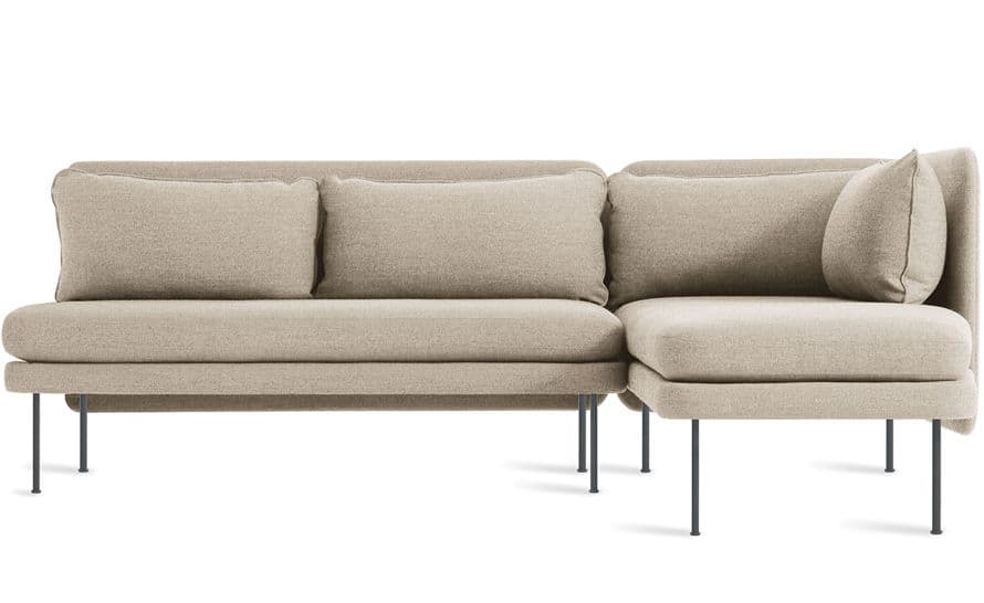bloke armless sofa with chaise