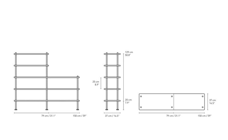 bm0253 two level shelf