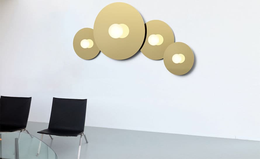 bola disc flush grouping light