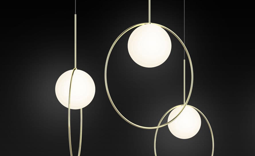bola halo suspension lamp