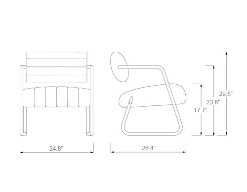 bonaparte lounge chair