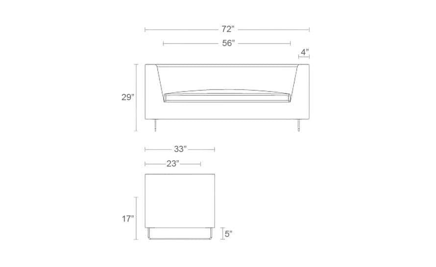 bonnie studio sofa