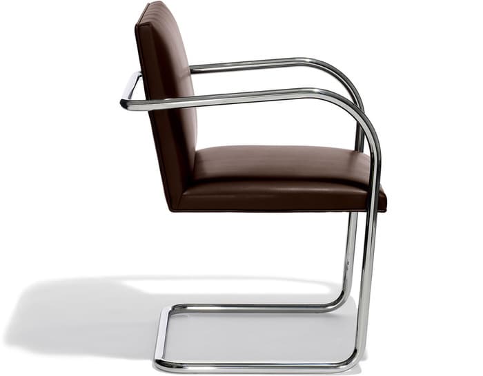 brno chair with tubular steel frame