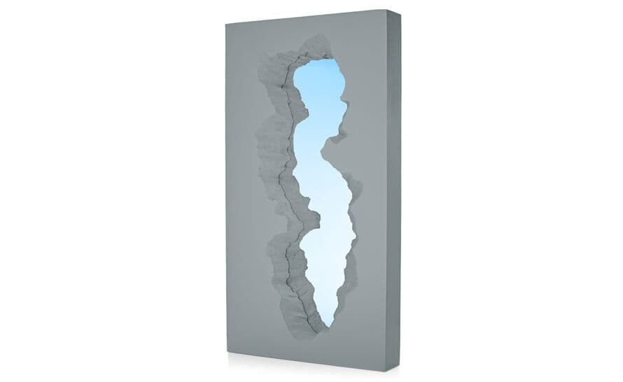 broken mirror by gufram