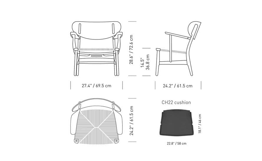 ch22 lounge chair