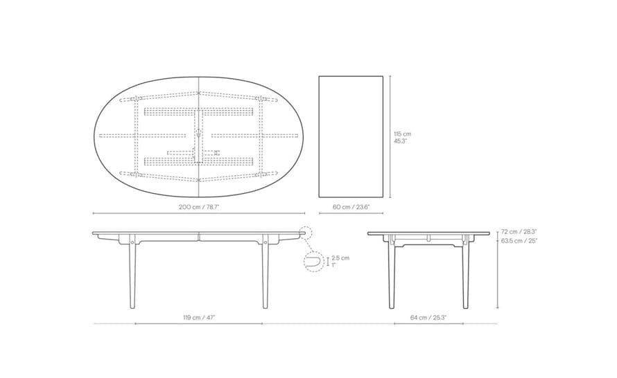 CH338 Dining Table