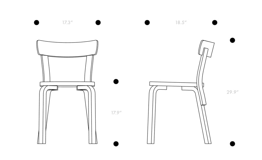 alvar aalto chair 69