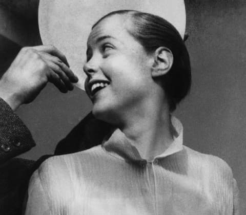 A portrait of Charlotte Perriand