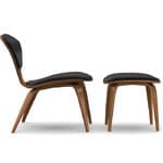 cherner lounge side chair & ottoman