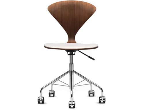 cherner task chair with upholstered seat