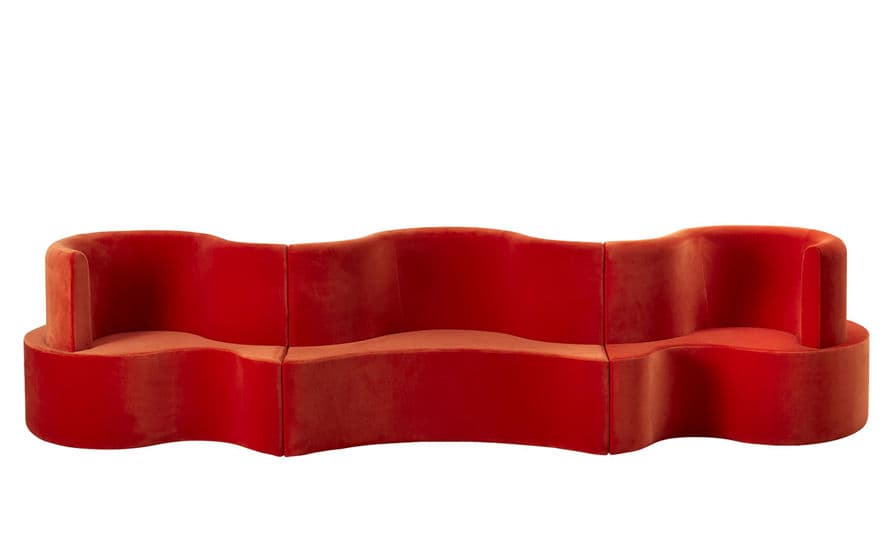 panton cloverleaf 2 unit 1 extension sofa