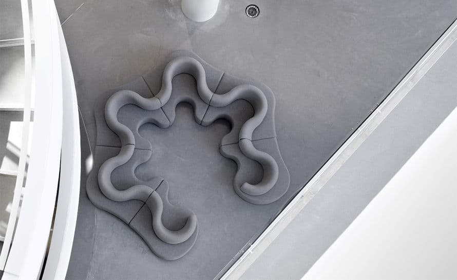 panton cloverleaf 6 unit sofa