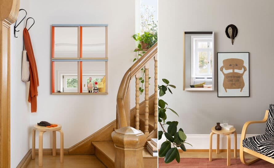 color frame mirror