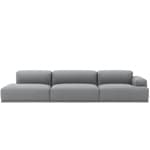 connect 138inch sofa with open end
