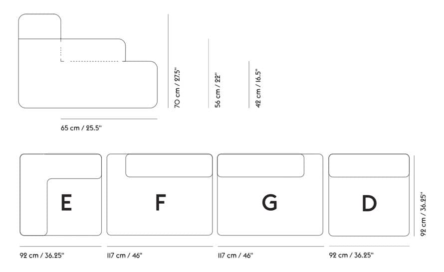 connect open sectional sofa