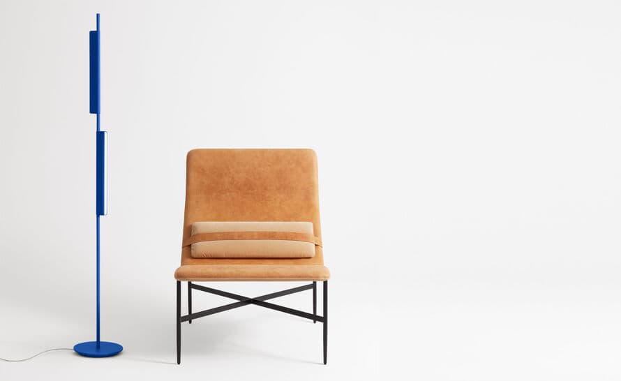 cowl floor lamp