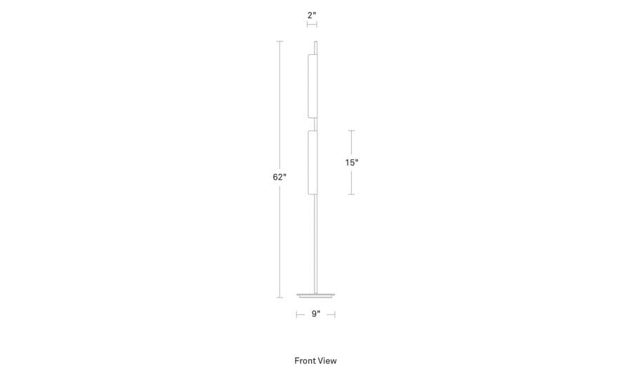 cowl floor lamp