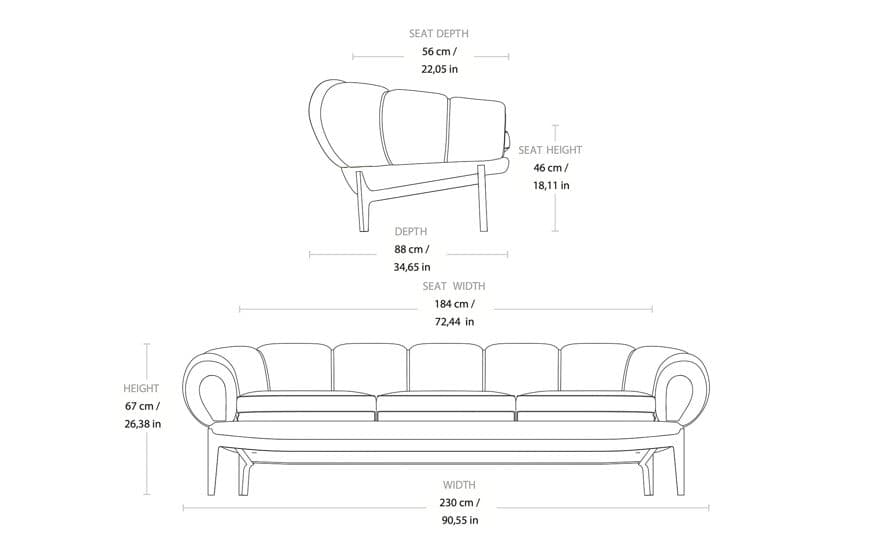 Croissant Sofa