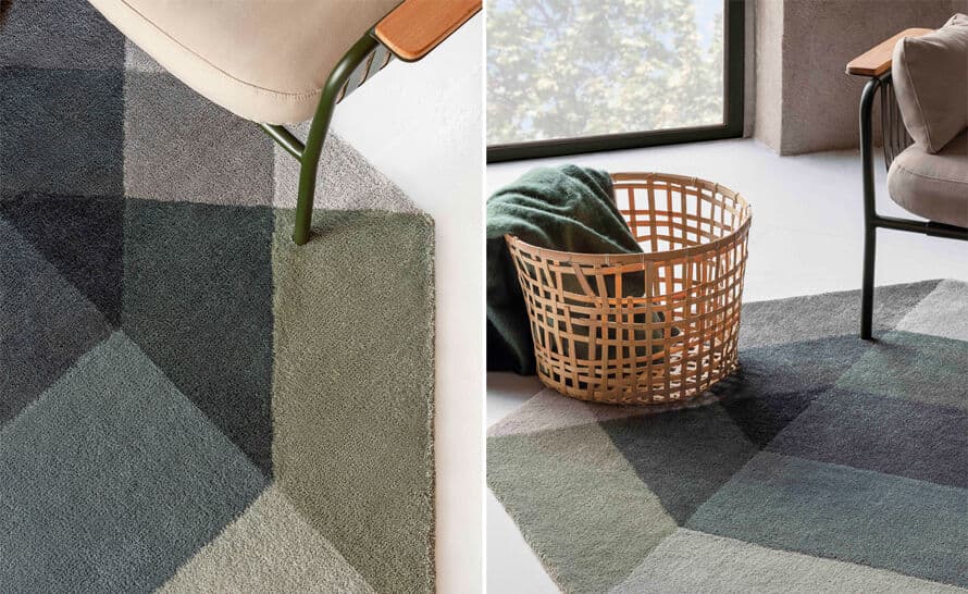 diamond rug hand tufted