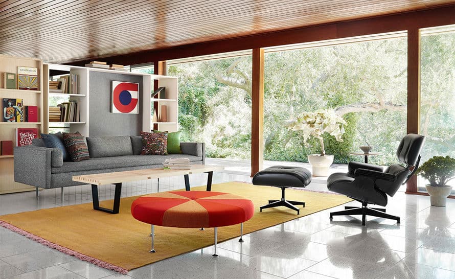 ebony eames® lounge chair & ottoman