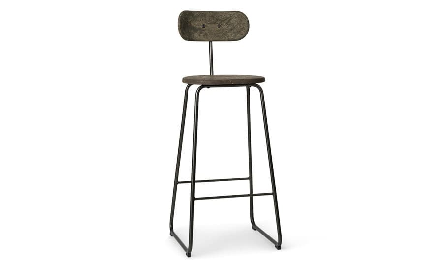 earth stool with backrest