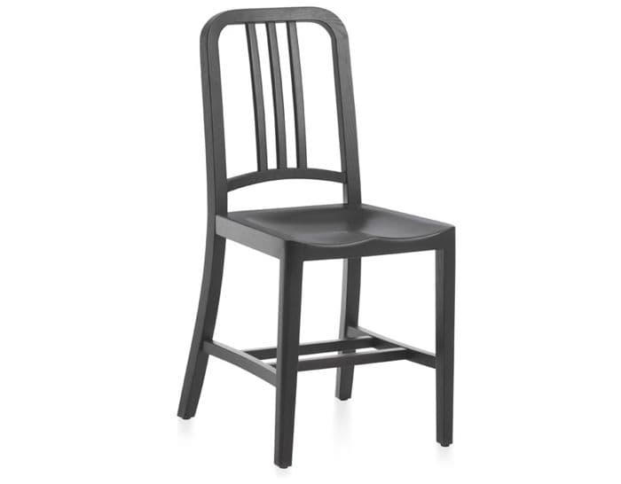 emeco navy wood chair