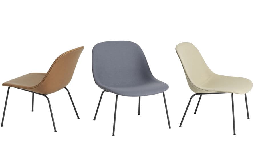 fiber lounge chair with tube base