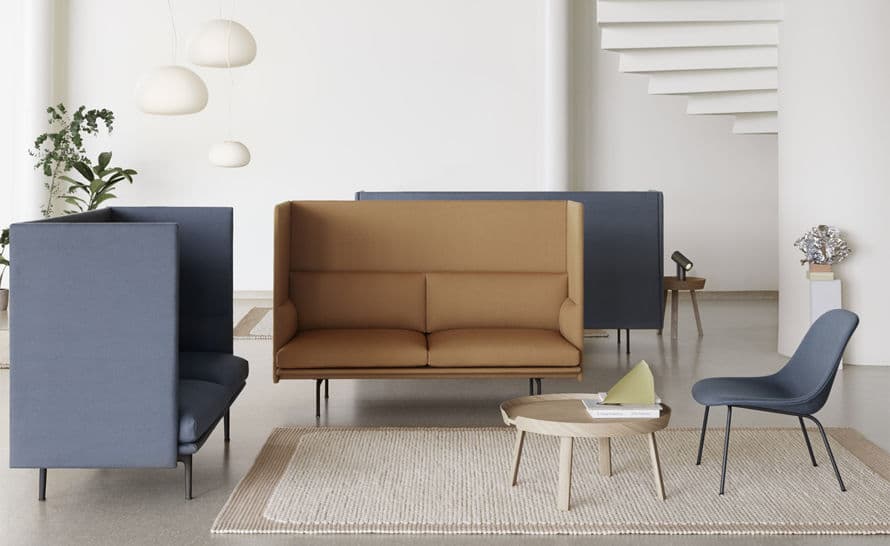 fiber lounge chair with tube base