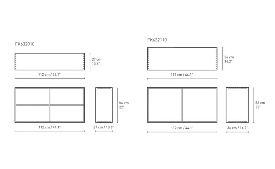 fk63 open bookcase