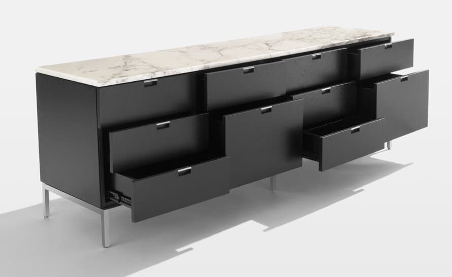 florence knoll 2 position credenza