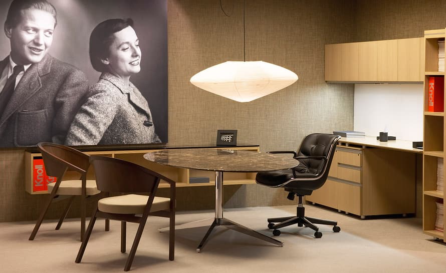 florence knoll 78" oval table