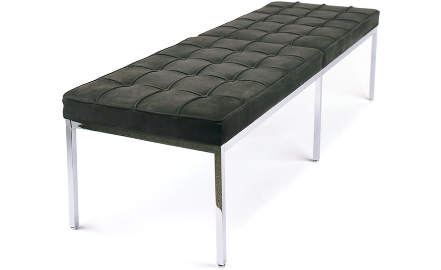 florence knoll three seat bench