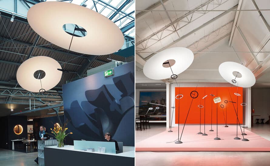 Flying Disc Suspension Lamp