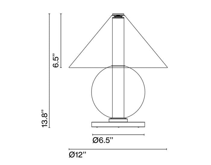 Fragile Table Lamp